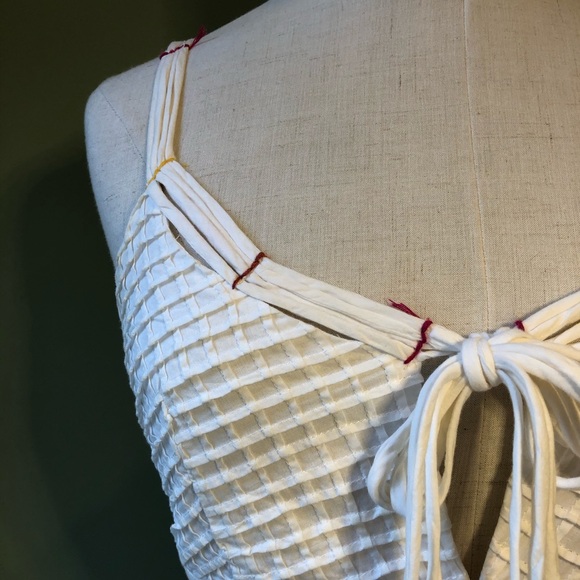 Easley Latticework Crosstitched  Strappy Dress - Picture 4 of 15